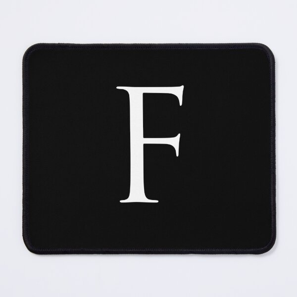 Item preview, Capital Letter F - Stylish Serif Font (White) designed and sold by STUDIO-72.