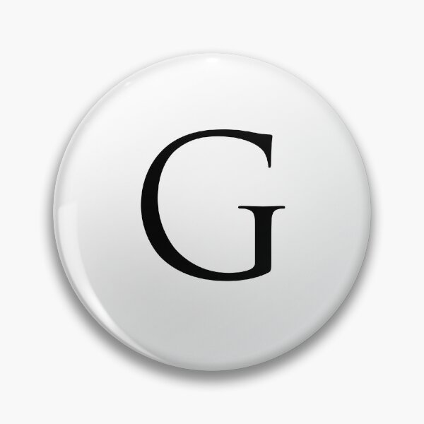 Item preview, Capital Letter G - Stylish Serif Font (Black) designed and sold by STUDIO-72.