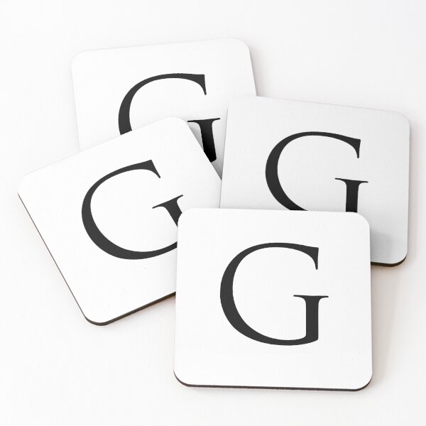 Item preview, Capital Letter G - Stylish Serif Font (Black) designed and sold by STUDIO-72.
