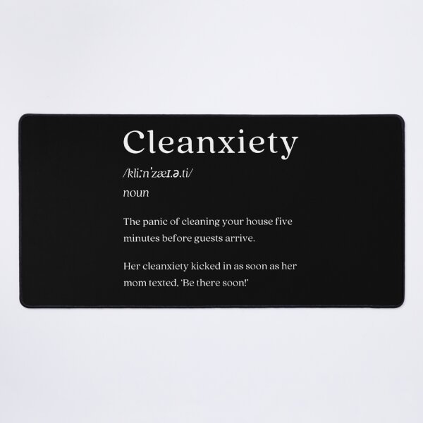 Artikelvorschau, Wörterbuch: Cleanxiety entworfen und verkauft von nature. electrified..