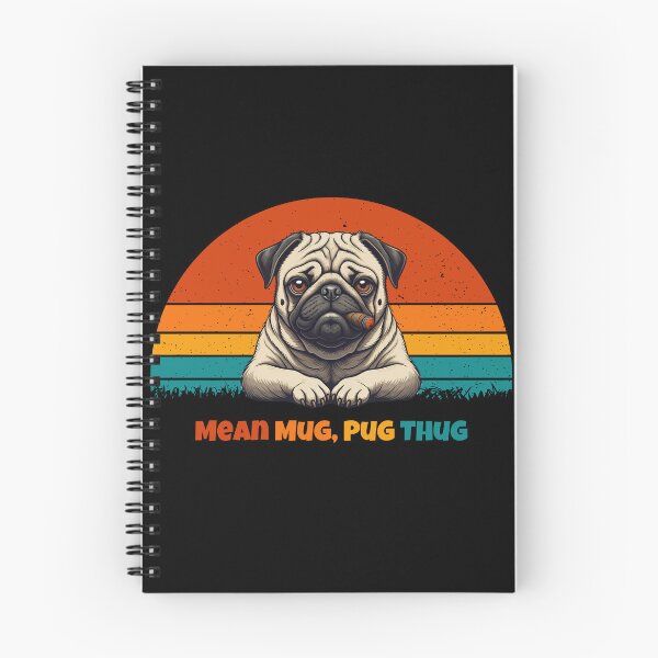 Item preview, Pug dog mean designed and sold by Gliddertee.