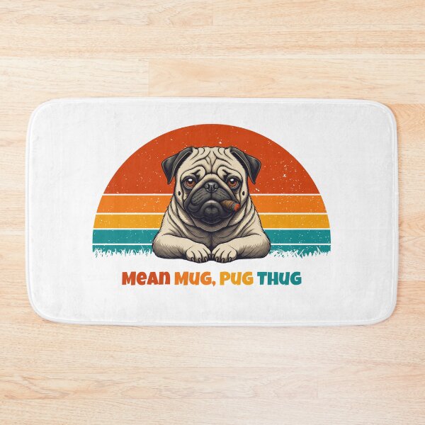 Item preview, Pug dog mean designed and sold by Gliddertee.
