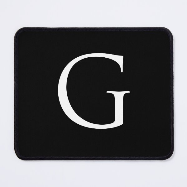Item preview, Capital Letter G - Stylish Serif Font (White) designed and sold by STUDIO-72.