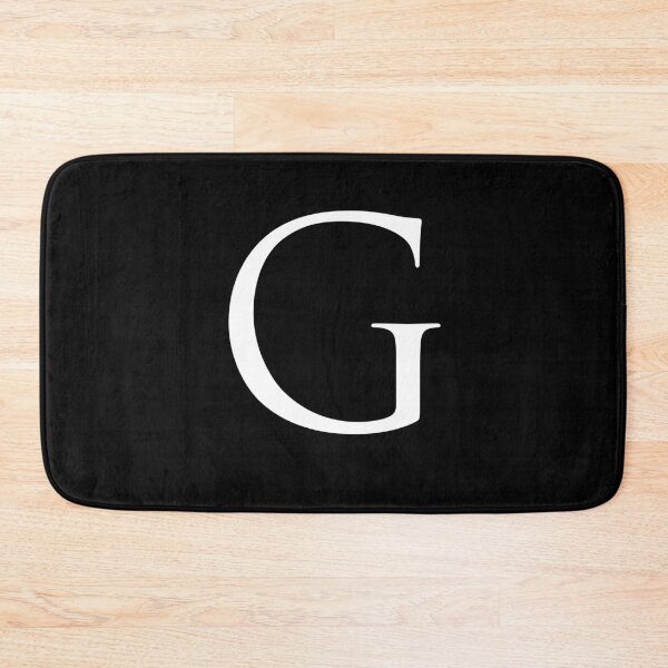 Item preview, Capital Letter G - Stylish Serif Font (White) designed and sold by STUDIO-72.