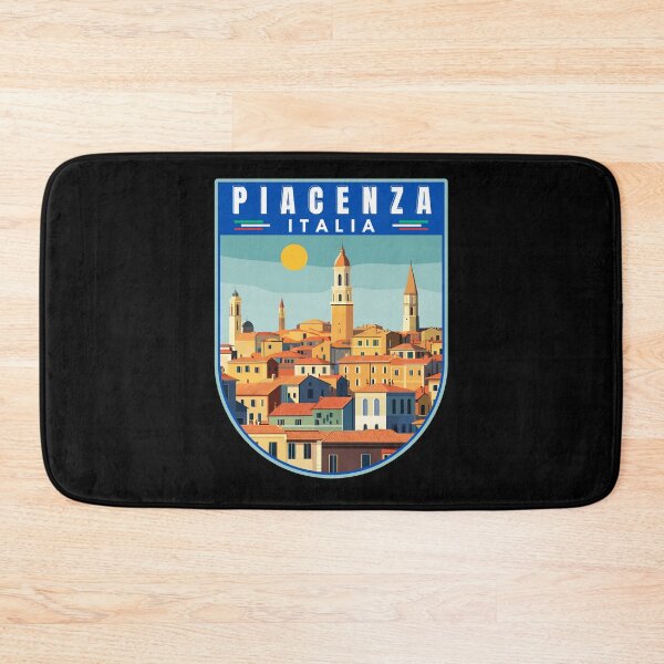 Item preview, Piacenza in Emilia-Romagna Italy Retro Travel Art Emblem designed and sold by MaateoDesign.