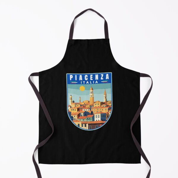 Item preview, Piacenza in Emilia-Romagna Italy Retro Travel Art Emblem designed and sold by MaateoDesign.
