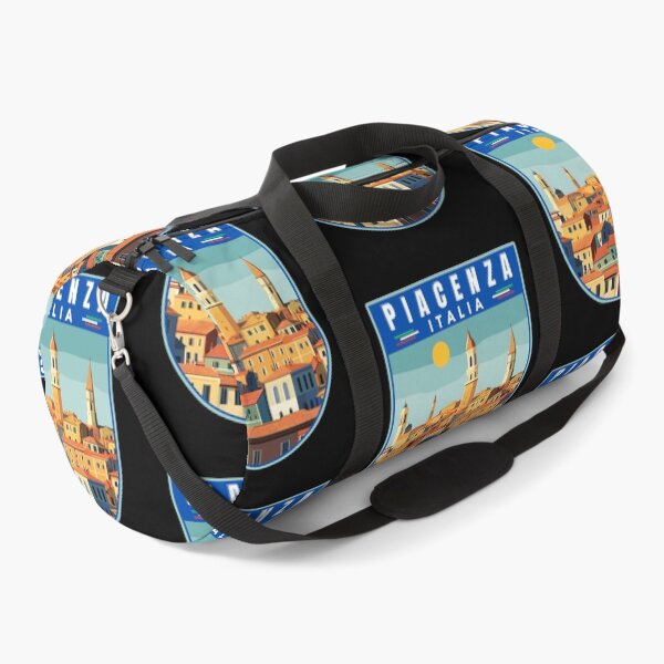 Item preview, Piacenza in Emilia-Romagna Italy Retro Travel Art Emblem designed and sold by MaateoDesign.