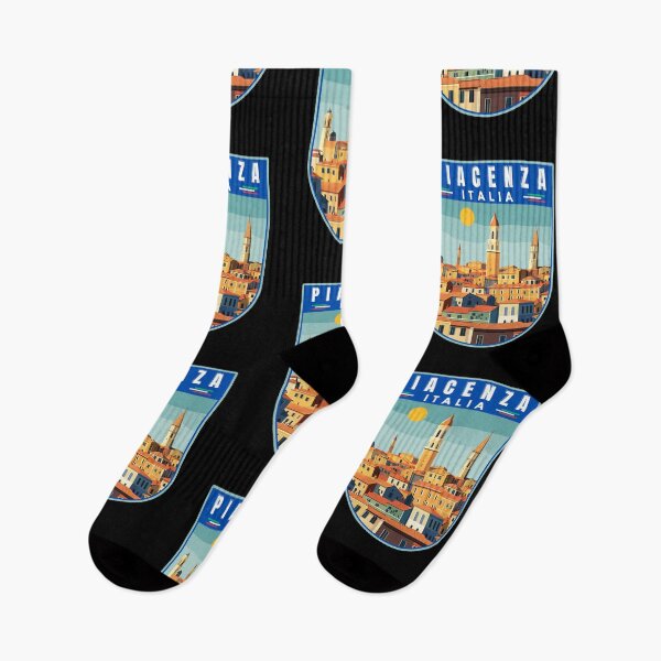 Item preview, Piacenza in Emilia-Romagna Italy Retro Travel Art Emblem designed and sold by MaateoDesign.
