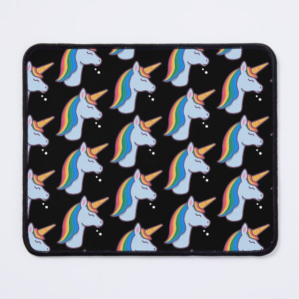 Item preview, Stylized Unicorn with Rainbow Mane on Gradient Background designed and sold by artwaves.