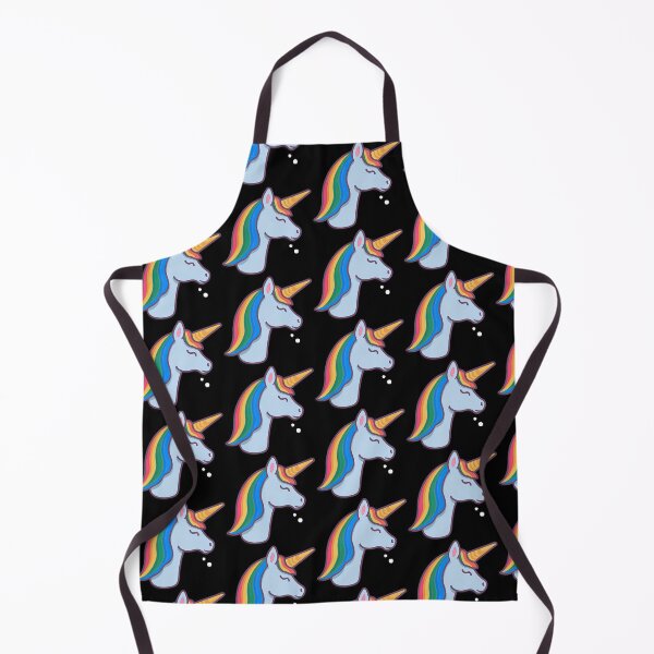 Item preview, Stylized Unicorn with Rainbow Mane on Gradient Background designed and sold by artwaves.