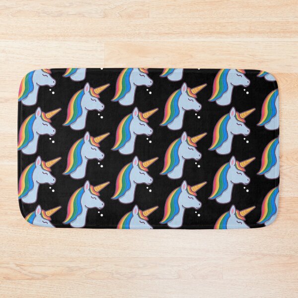Item preview, Stylized Unicorn with Rainbow Mane on Gradient Background designed and sold by artwaves.