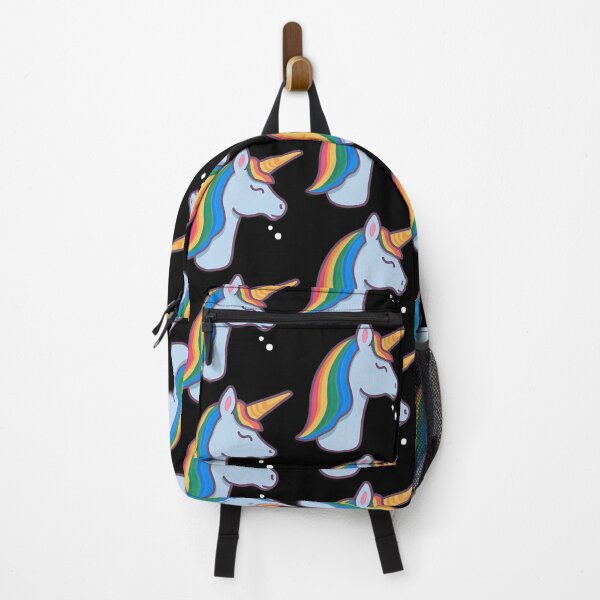 Item preview, Stylized Unicorn with Rainbow Mane on Gradient Background designed and sold by artwaves.