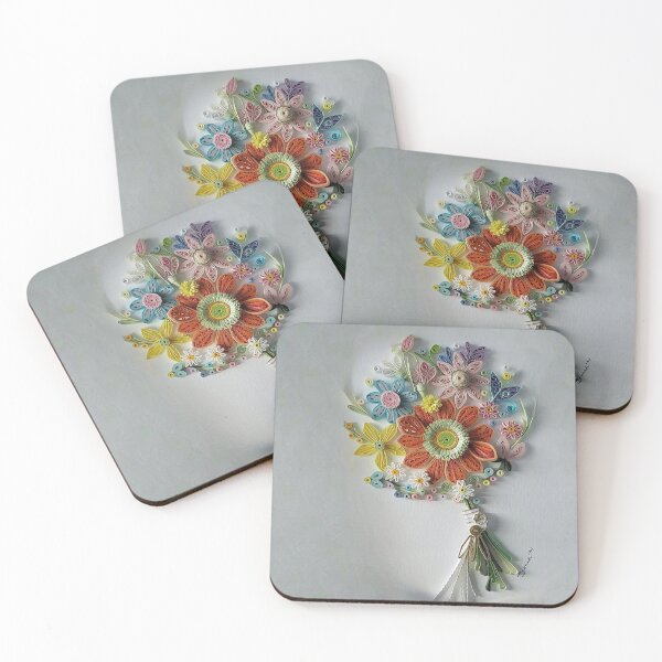 Item preview, orange flower art designed and sold by Sweetpaperdesignsol Hyunah Yi.
