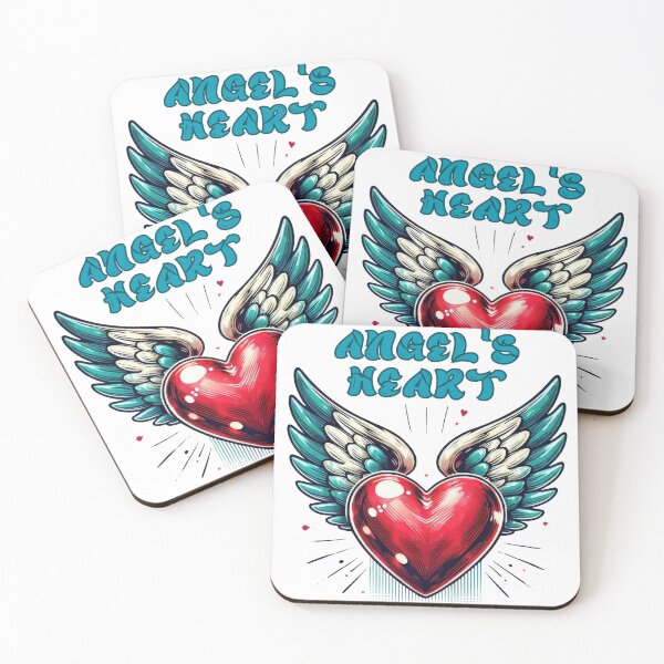 Item preview, Angel's Heart with Radiant Wings designed and sold by BeaGraphicsDesign.