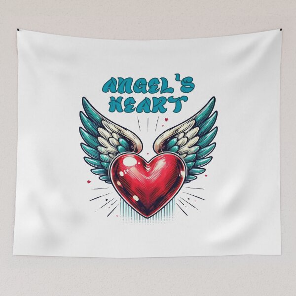 Item preview, Angel's Heart with Radiant Wings designed and sold by BeaGraphicsDesign.