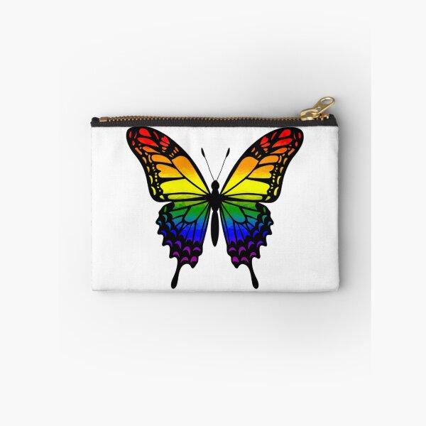 Item preview, Colorful Butterfly with LGBTQ Rainbow Pride Colors designed and sold by Travelslightly.