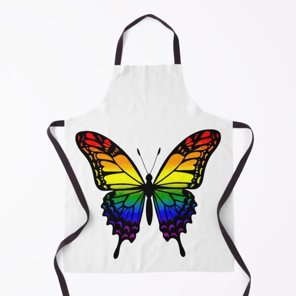 Item preview, Colorful Butterfly with LGBTQ Rainbow Pride Colors designed and sold by Travelslightly.