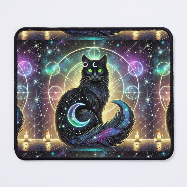 Item preview, Nyx the Very Special Black Cat - Celestial Guardian of all Mystical Realms designed and sold by Meta2Physical.