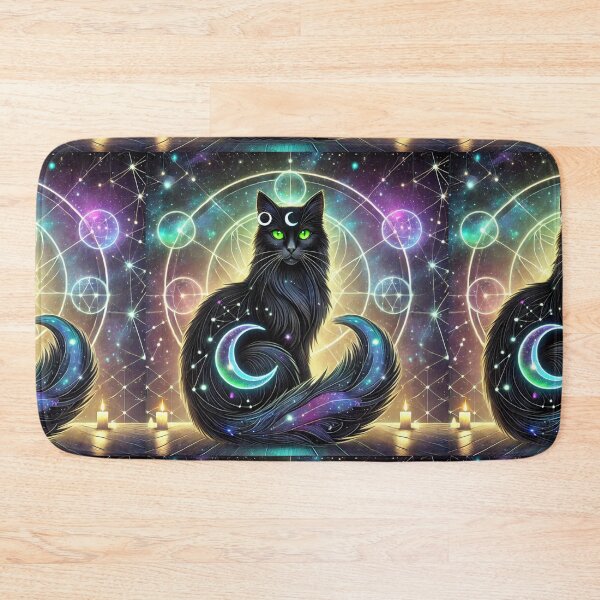 Item preview, Nyx the Very Special Black Cat - Celestial Guardian of all Mystical Realms designed and sold by Meta2Physical.