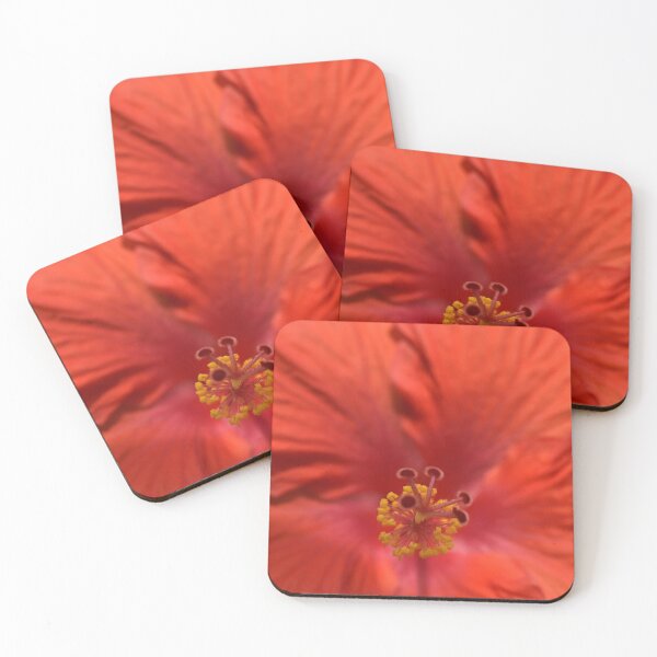 Item preview, Bright Red Hibiscus with Yellow Stamen designed and sold by Seth’s Brushstrokes and Clicks.