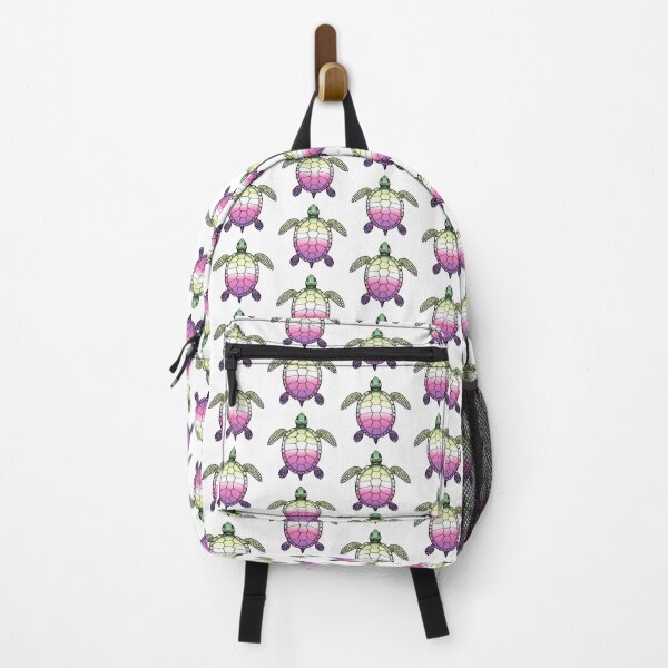 Item preview, Vibrant Genderfae Pride Turtle Illustration designed and sold by Travelslightly.