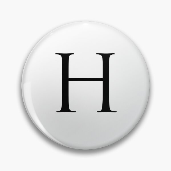 Item preview, Capital Letter H - Stylish Serif Font (Black) designed and sold by STUDIO-72.