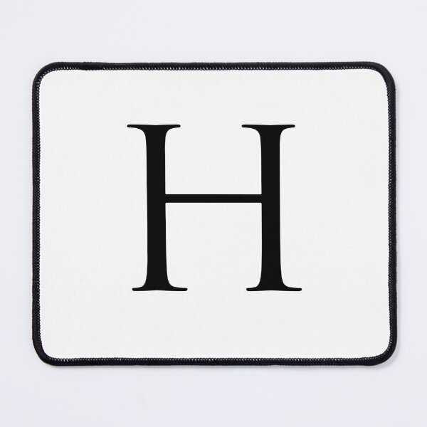Item preview, Capital Letter H - Stylish Serif Font (Black) designed and sold by STUDIO-72.