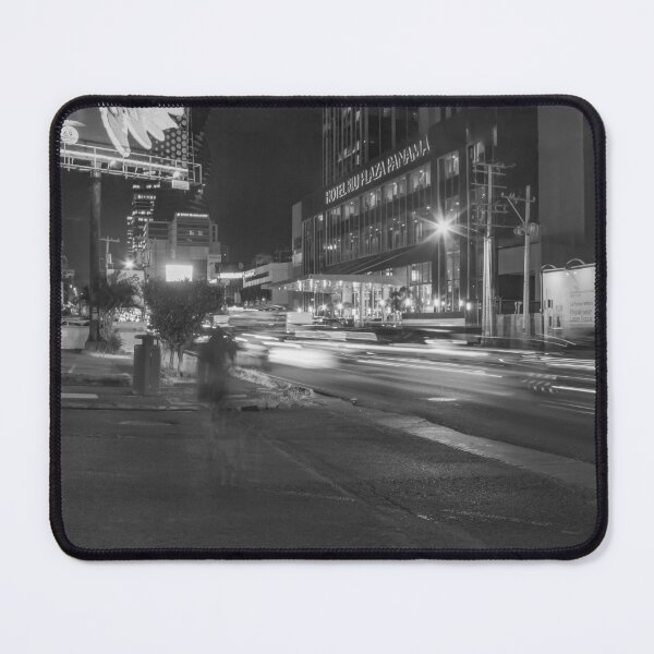 Item preview, A captivating long-exposure shot of Panama’s Riu Plaza, taken in February 2012, captures the dynamic movement of cars going Una Via designed and sold by EyezWatchin.