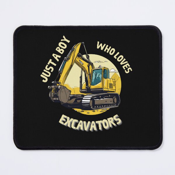 Item preview, Just A Boy Who Loves Excavators- Construction Vehicle Design designed and sold by Ver-Payah.