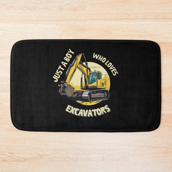 Item preview, Just A Boy Who Loves Excavators- Construction Vehicle Design designed and sold by Ver-Payah.