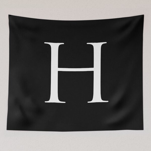 Item preview, Capital Letter H - Stylish Serif Font (White) designed and sold by STUDIO-72.