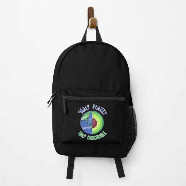 Item preview, half planet half guacamole avocado planet earth pixel art designed and sold by ZerpaGiovanna.