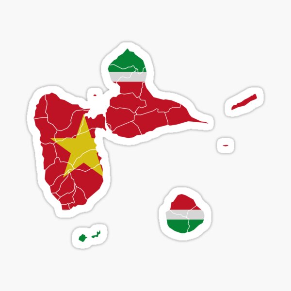 Item preview, Guadeloupe flag designed and sold by PixelArt91.