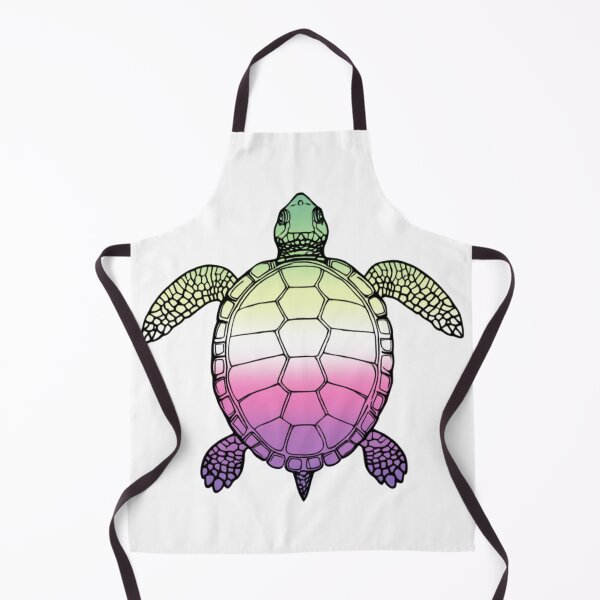 Item preview, Vibrant Genderfae Pride Turtle Illustration designed and sold by Travelslightly.