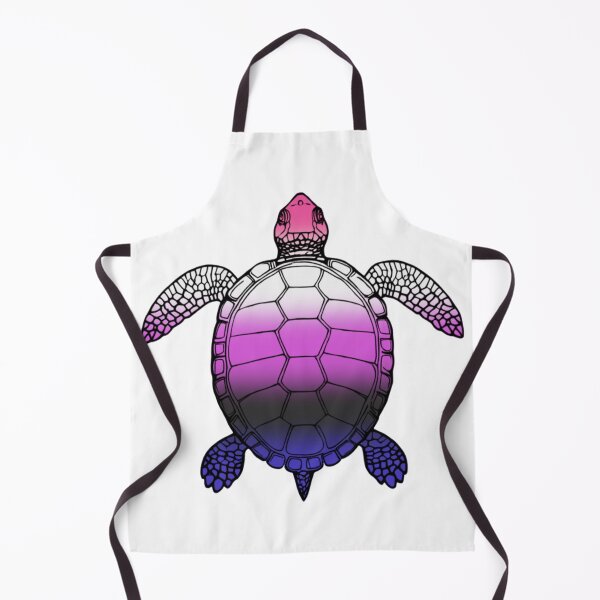 Item preview, Vibrant Genderfluid Pride Turtle Illustration designed and sold by Travelslightly.
