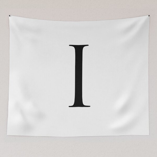 Item preview, Capital Letter I - Stylish Serif Font (Black) designed and sold by STUDIO-72.