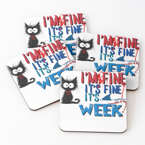 Item preview, i'm fine it's fine it's shark wk sharks great white designed and sold by SellingStuff91.