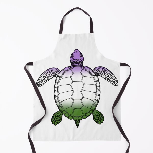 Item preview, Vibrant Genderqueer Pride Turtle Illustration designed and sold by Travelslightly.