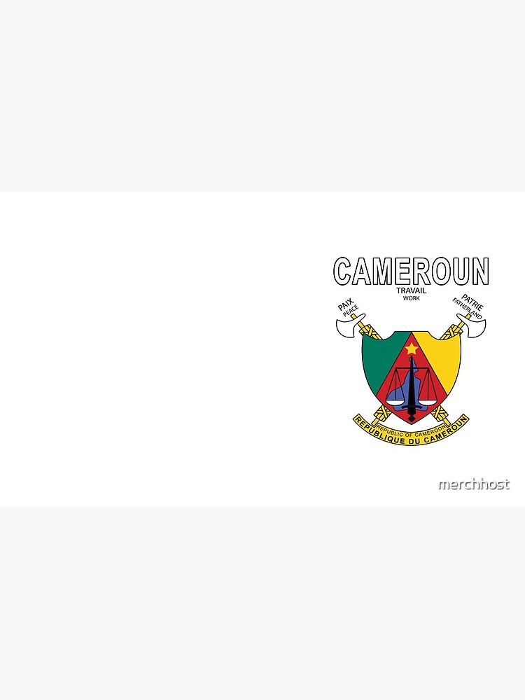 "Cameroon Cameroun Coat of Arms National Pride Design" Mug by merchhost