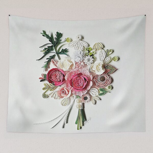 Item preview, Wedding flower bouquet designed and sold by Sweetpaperdesignsol Hyunah Yi.