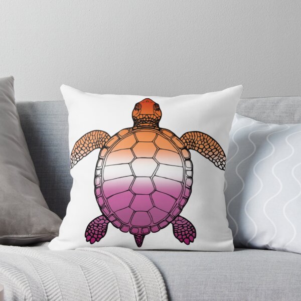 Artikelvorschau, Lebendige lesbische Stolzschildkröte-Illustration entworfen und verkauft von Travelslightly.