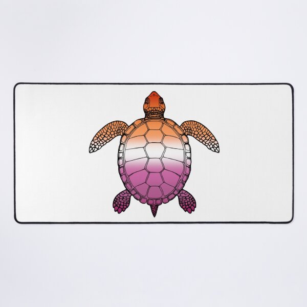 Item preview, Vibrant Lesbian Pride Turtle Illustration designed and sold by Travelslightly.