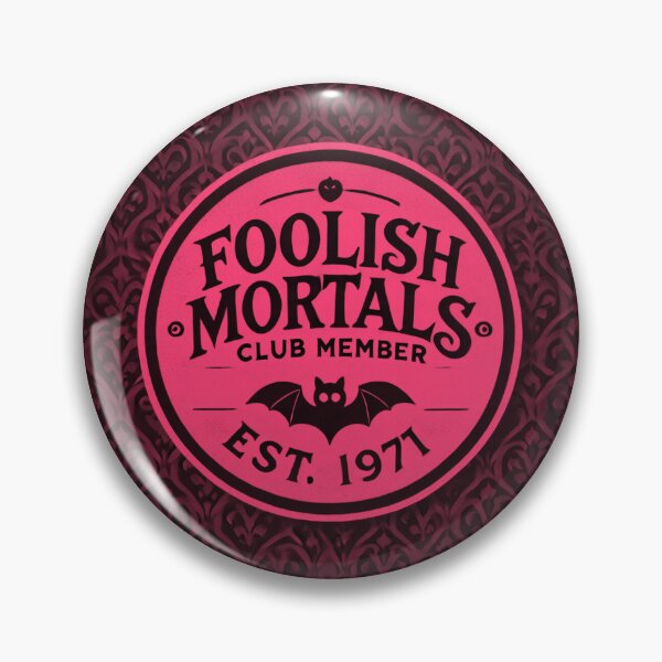 Item preview, 1971 Foolish Mortals Club Member - Blood Red  designed and sold by SuperCaliFabulous™.