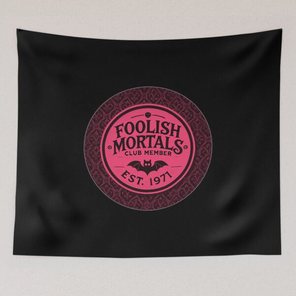 Item preview, 1971 Foolish Mortals Club Member - Blood Red  designed and sold by SuperCaliFabulous™.