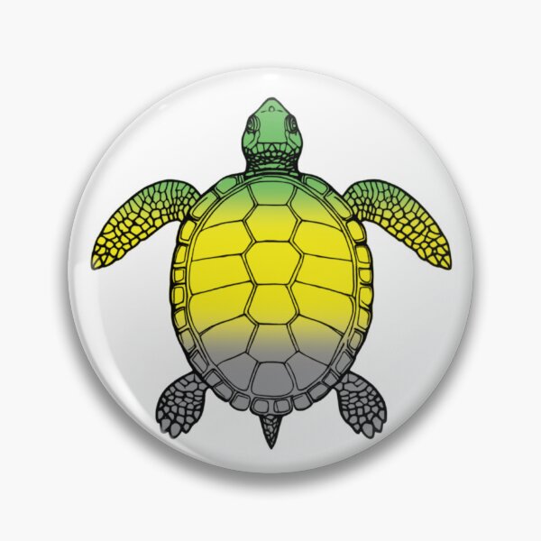 Item preview, Vibrant Lithromantic Pride Turtle Illustration designed and sold by Travelslightly.