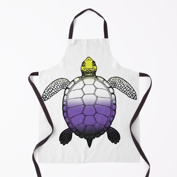 Item preview, Vibrant Nonbinary Pride Turtle Illustration designed and sold by Travelslightly.