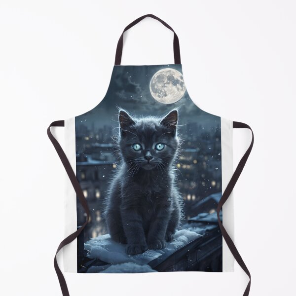 Item preview, kitten on a snowy rooftop designed and sold by Metaverse8.