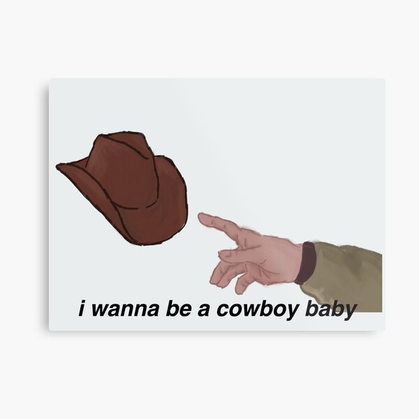 I Wanna Be A Cowboy Baby By Aniahm Redbubble