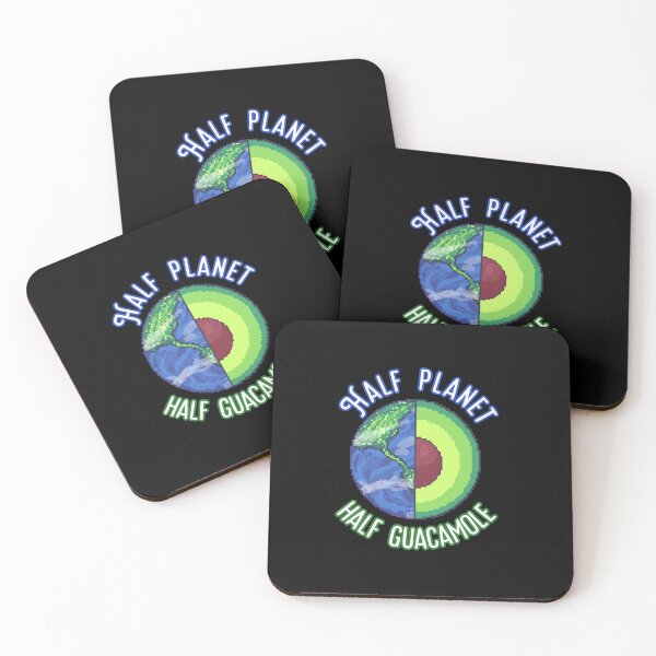 Item preview, Copia de half planet half guacamole avocado planet earth pixel art designed and sold by ZerpaGiovanna.