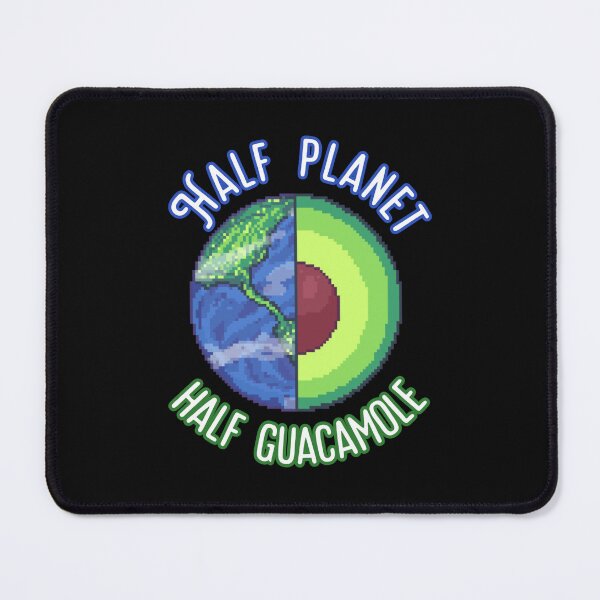 Item preview, Copia de half planet half guacamole avocado planet earth pixel art designed and sold by ZerpaGiovanna.
